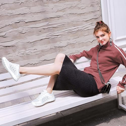 Alicegana Womens Sneakers Fashion Walking Casual Lightweight Tennis Shoes - Image 3