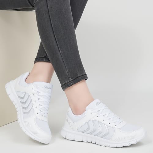 Alicegana Womens Sneakers Fashion Walking Casual Lightweight Tennis Shoes - Image 5